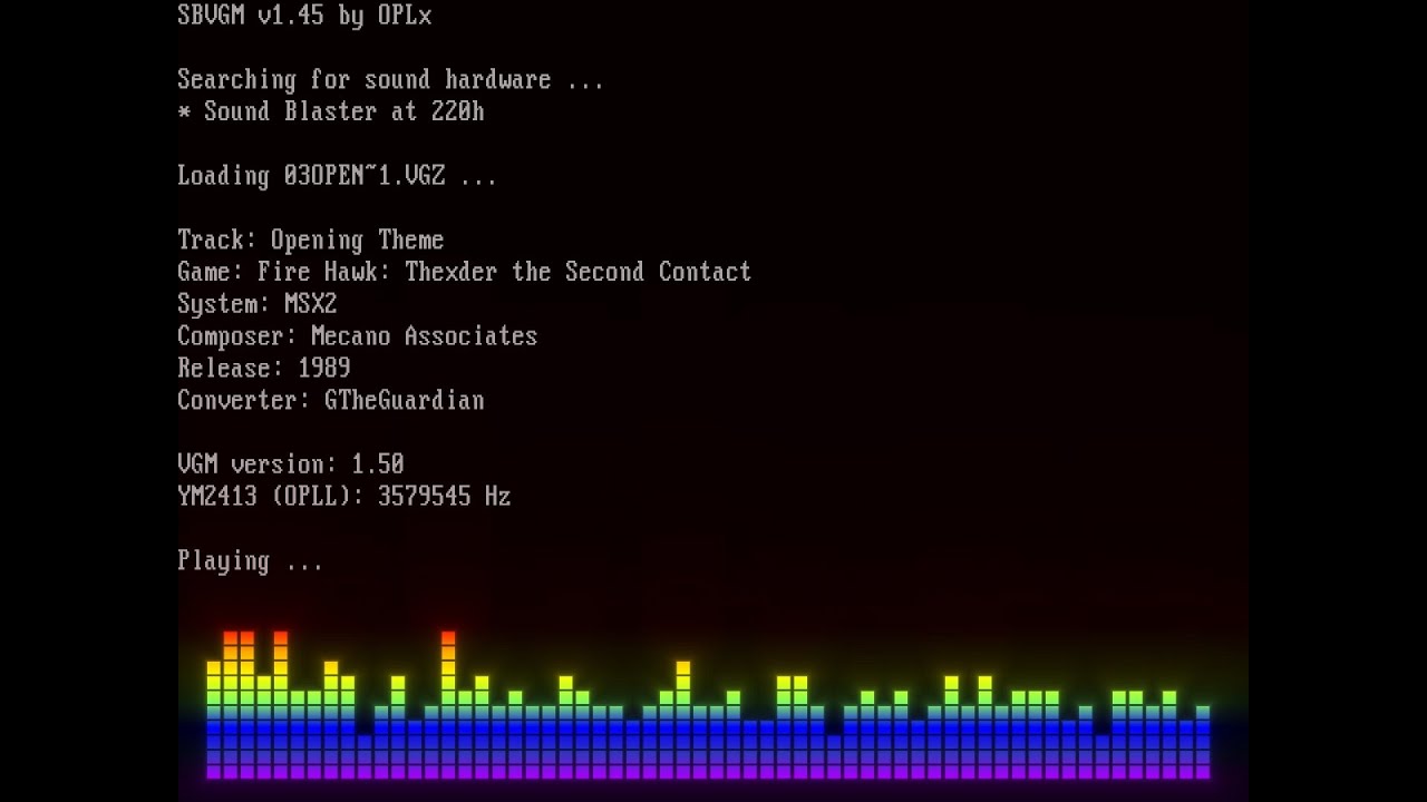 [MiSTer FPGA] AO486 (IBM PC 486SX) Core : SBVGM Test