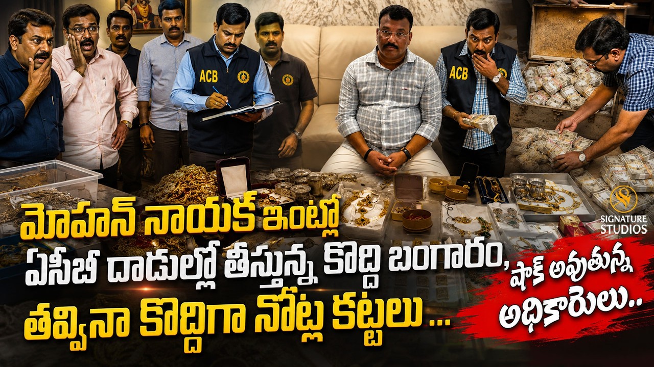 ACB Raids On R&B ENC Mohan Naik Properties In Hyderabad ||@signaturestudiostv