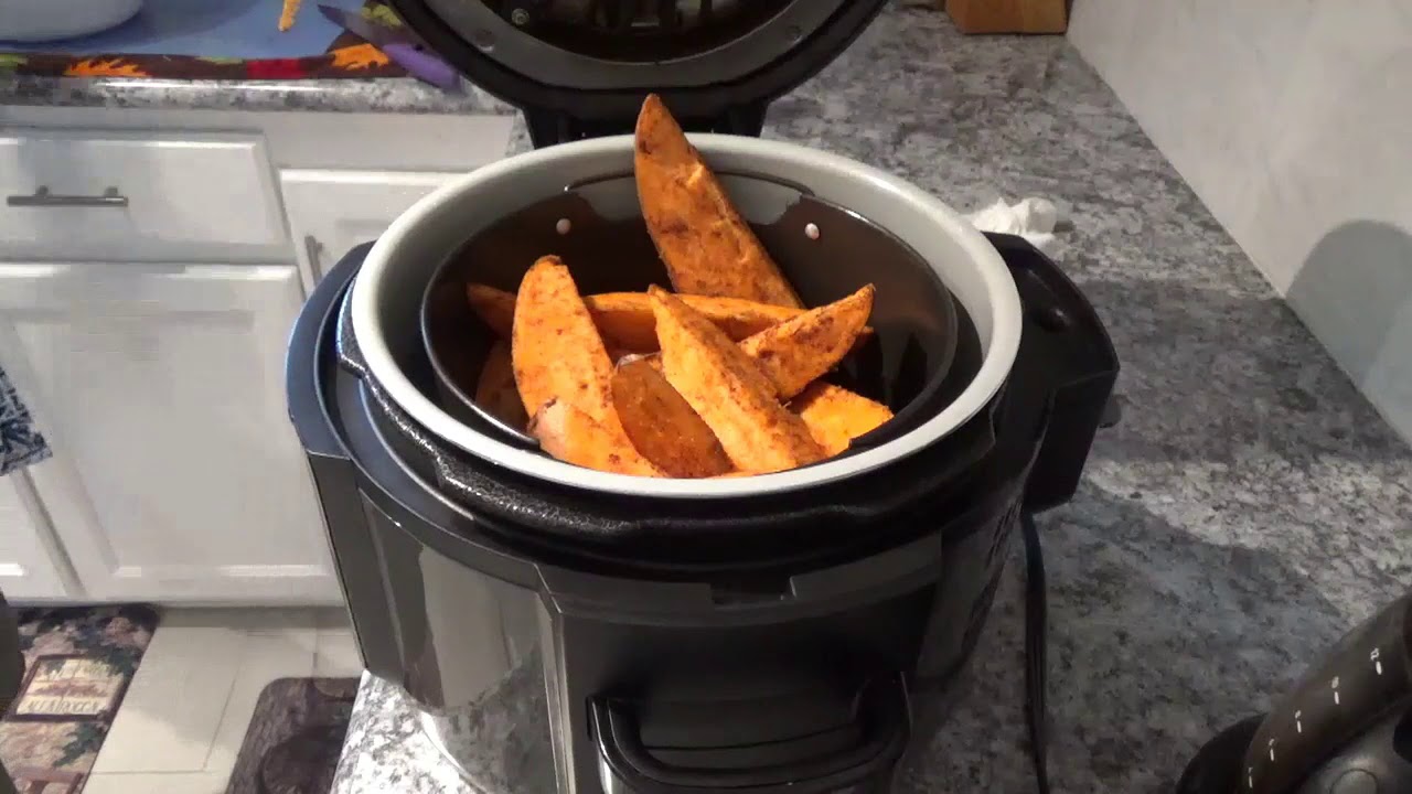 NINJA FOODi and SWEET POTATO WEDGES
