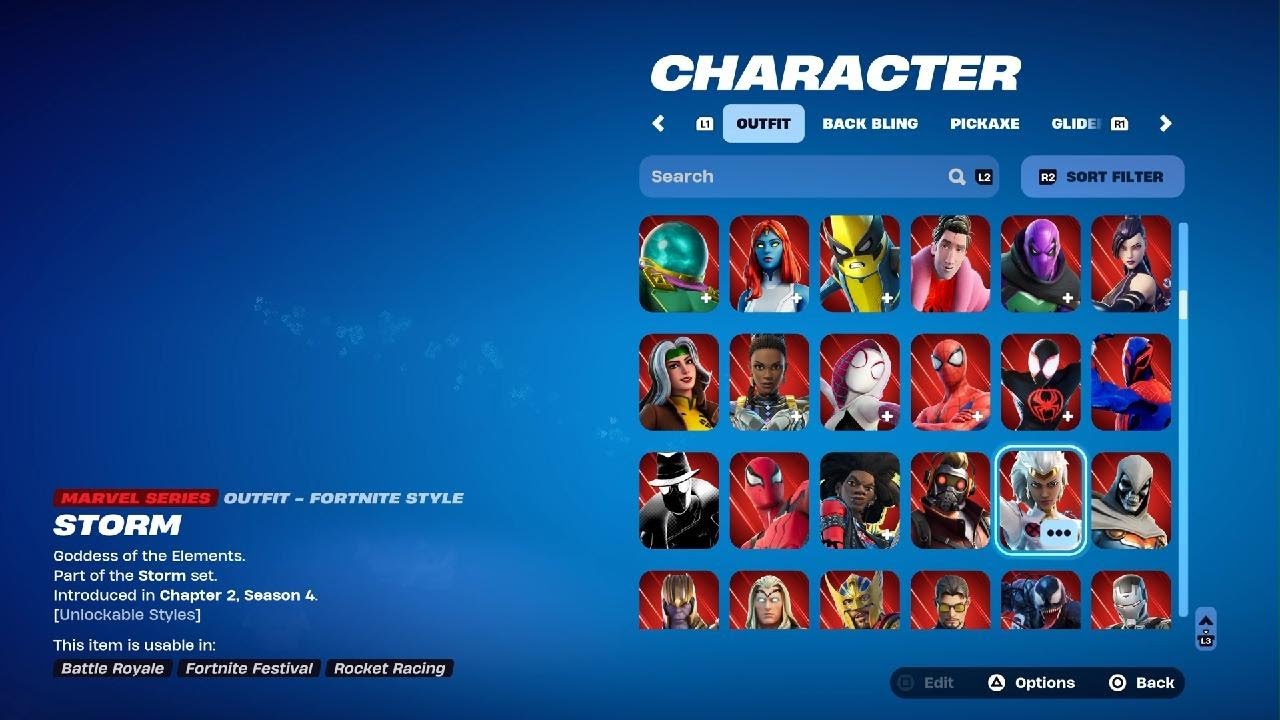 erixsrevenge's Fortnite Locker Tour 2025! (805 skins)