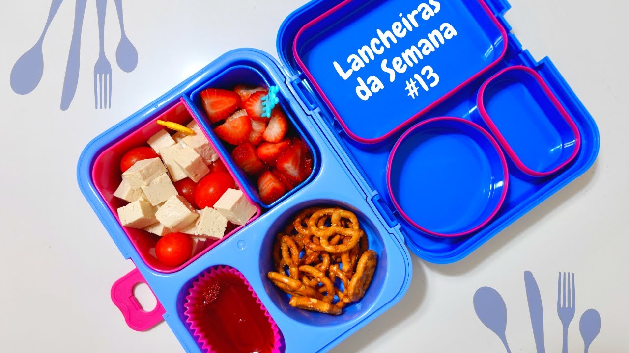 Lancheiras da semana #13 | Ideias de lanche escolar | Dia dos Namorados nos EUA | Biscoito saudável