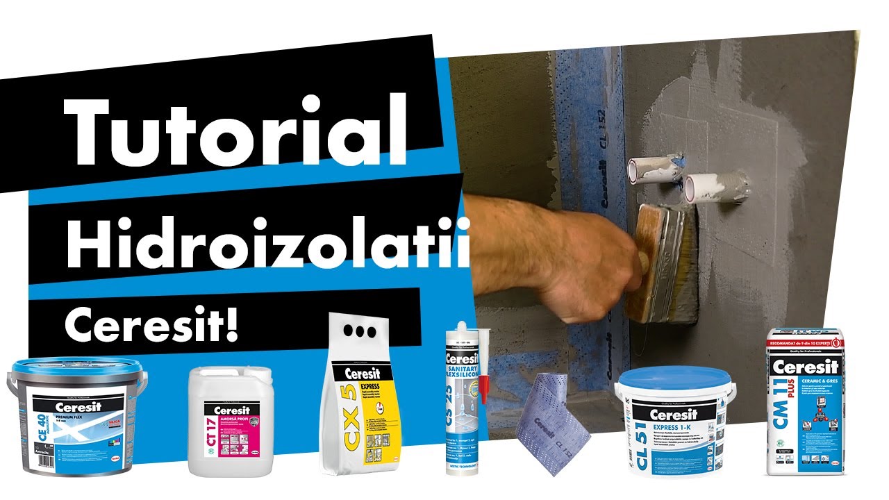 Training Ceresit Hidroizolatii - Ceresit CL 51 / CL 152!