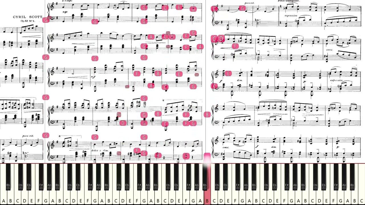 Cyril Scott: Mazurka, Op. 67 No. 1 [Sight-read]