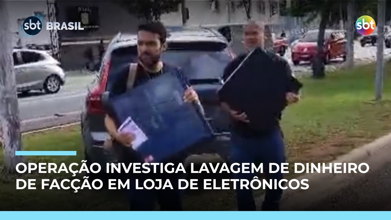 Operação mira esquema de lavagem de dinheiro de facção em loja chinesa de eletrônicos | #SBTBrasil