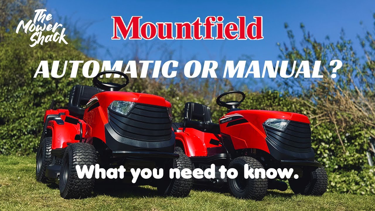Automatic or Manual Ride On Lawnmower? Mountfield 1330M VS 1530H