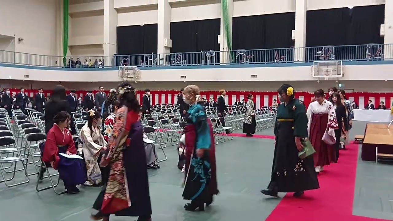 2025年3月14日卒業式　入場！