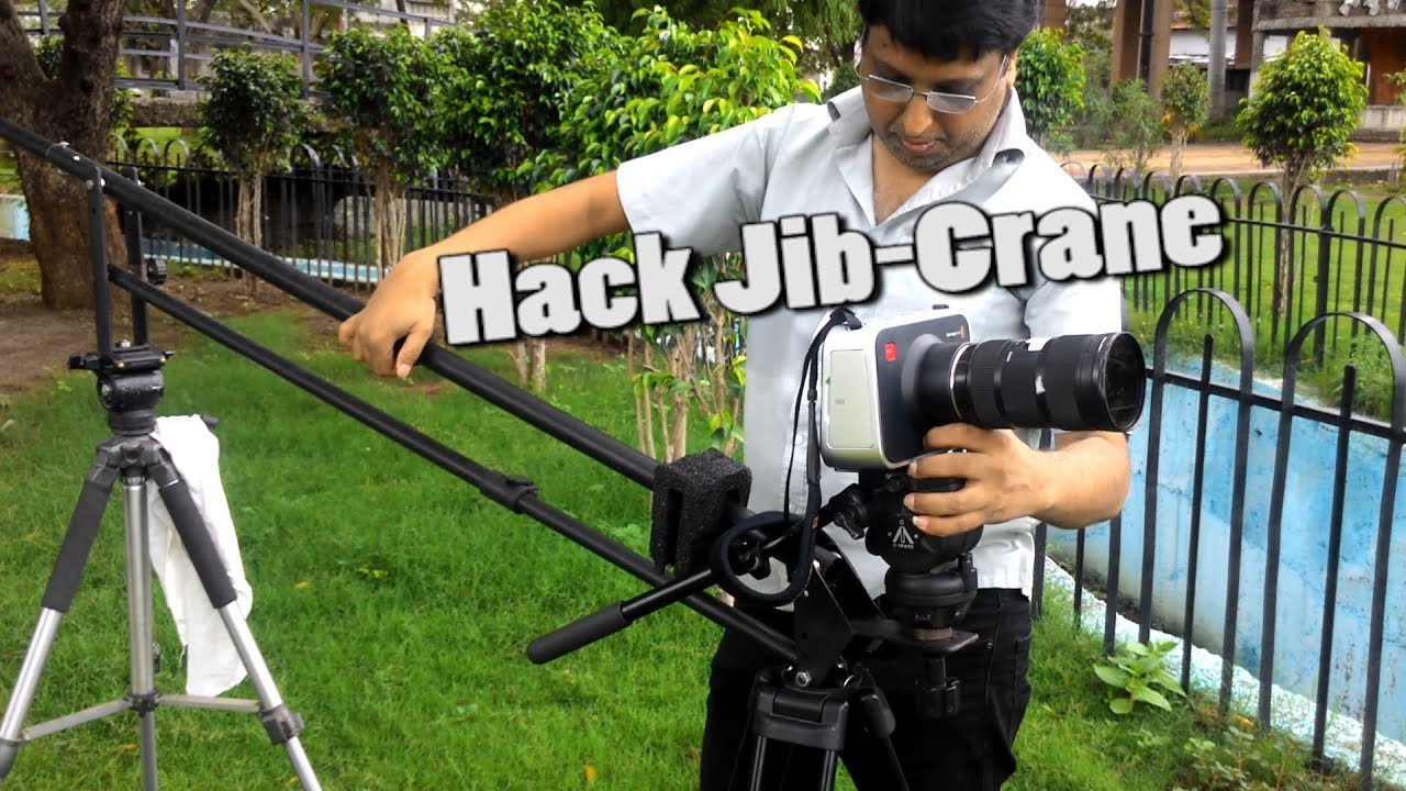 DIY Telescopic Camera Crane Jib Using old Light Stand