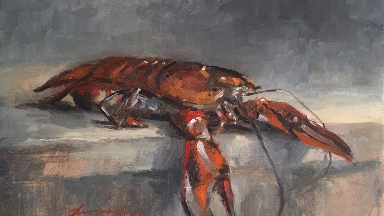 Still Life Painting a Real Lobster with Jessica Henry