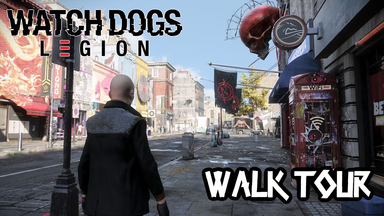 Walking Tour of Camden, London | Watch Dogs: Legion Exploration Part 1