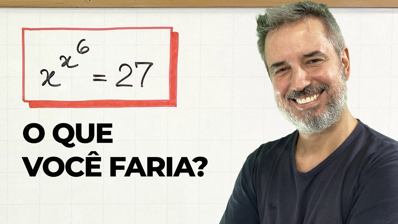 PARECE MÁGICA: a surpreendente equação xˆxˆ6 = 27 😮 [Horizontal]
