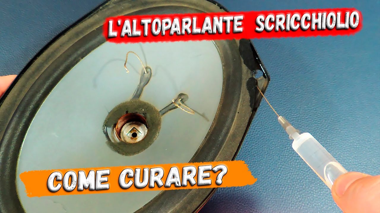 ✅ Un altoparlante sibilante in macchina... Che fare? Riparazione di altoparlanti ovali. ✅