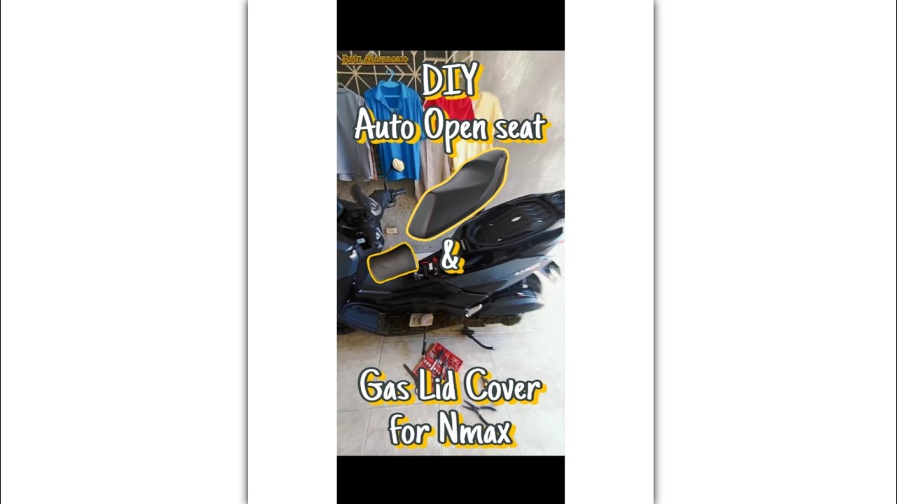 NMAX v2 auto open seat and gas lid cover (DIY)