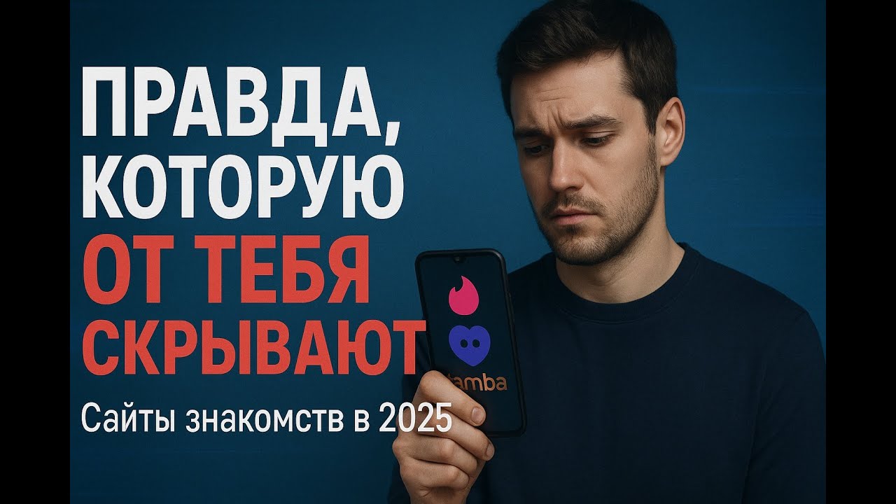 Сайты знакомств в 2025: правда, которую от тебя скрывают
