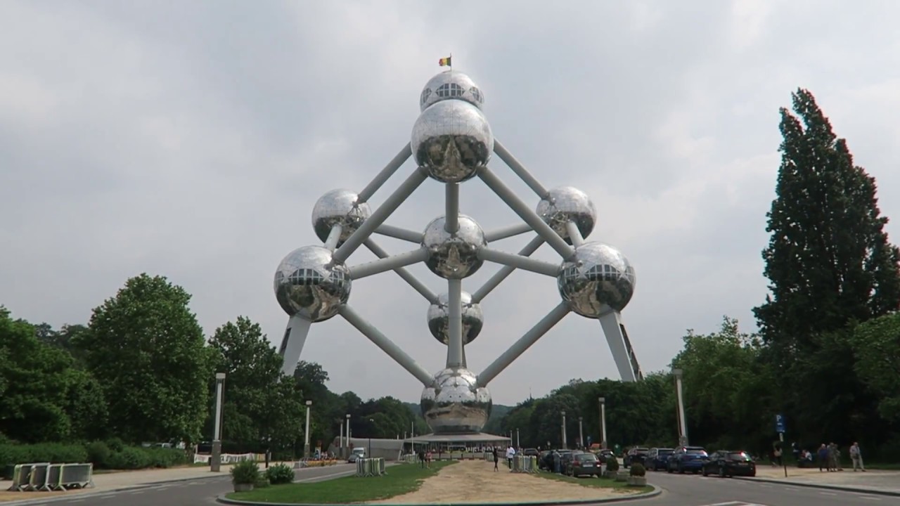 Inside the Atomium - What an Amazing Building - Brussels, Belgium