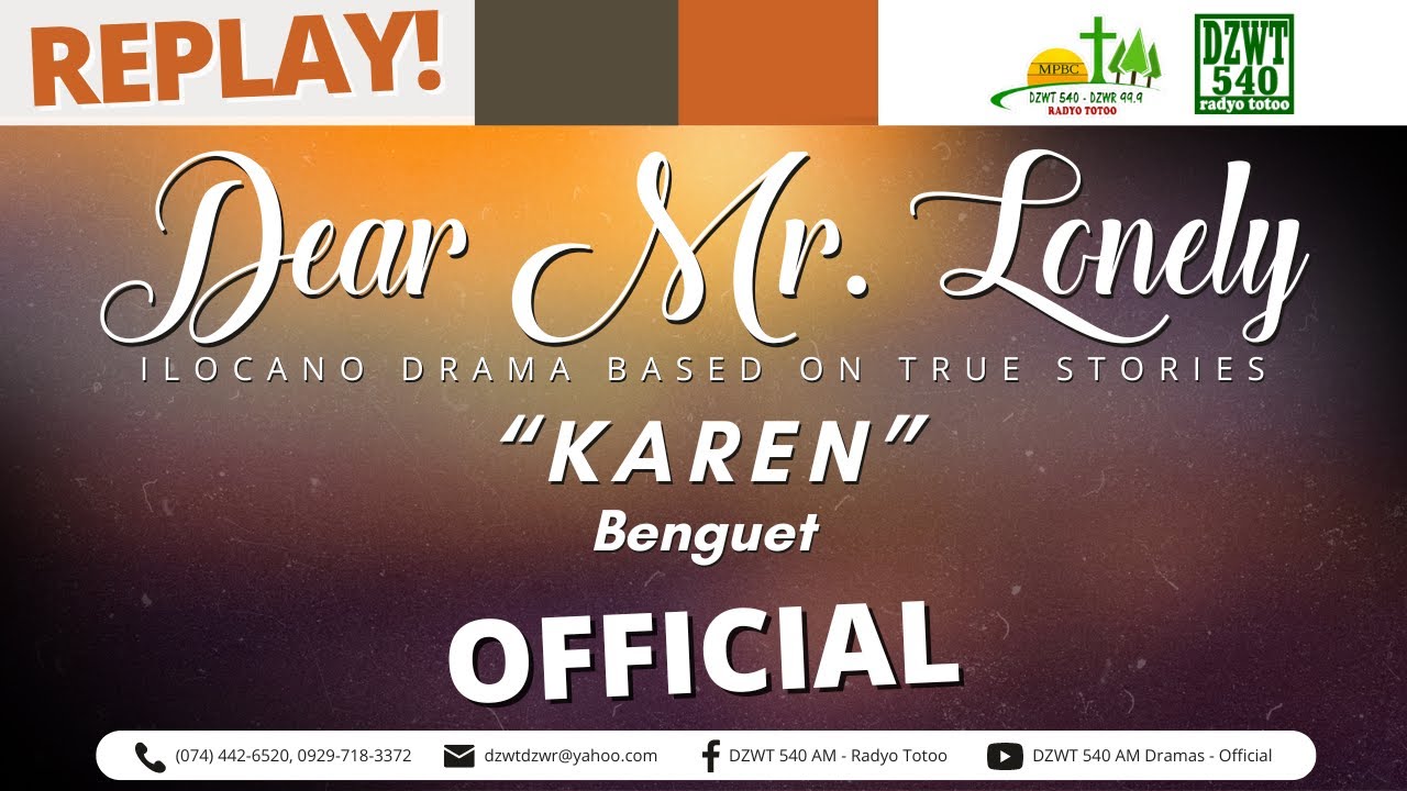 Dear Mr. Lonely - Karen (Old Record) #DearMrLonelyOfficial