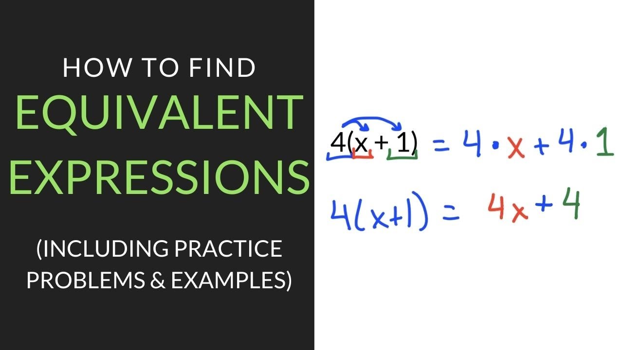 Equivalent Expressions | 6th Grade | Mathcation.com