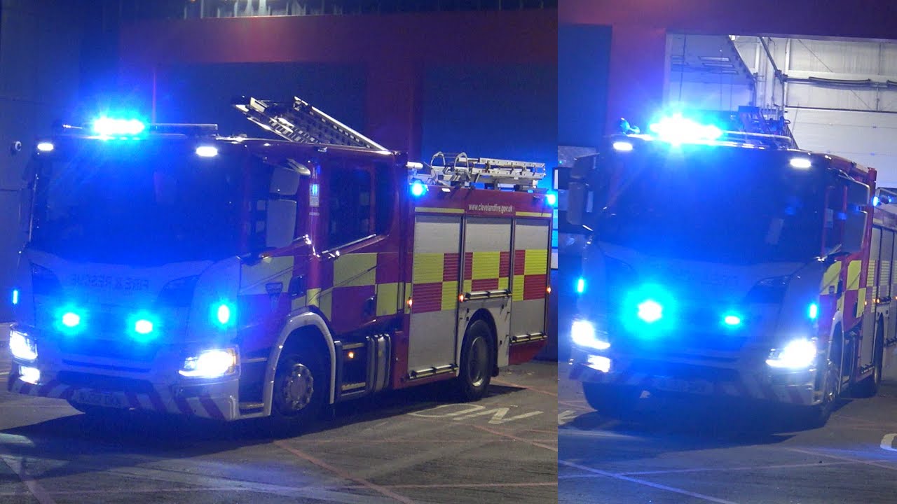 Middlesbrough First and Second Pump Turnout To Separate Incidents! - Cleveland Fire Brigade