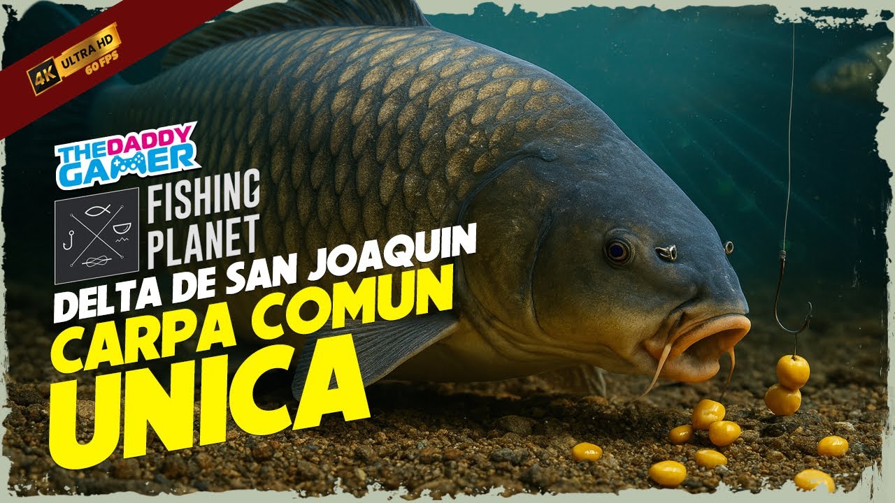 ⭐️CARPA COMUN UNICA DELTA SAN JOAQUIN⭐️🐋FISHING PLANET 🐋 Horarios, comida y todo!