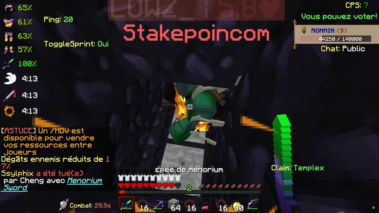 🤓Dropped FULL MENO DAGUE !! [Menoria#11] Trapping Montage De Malade !