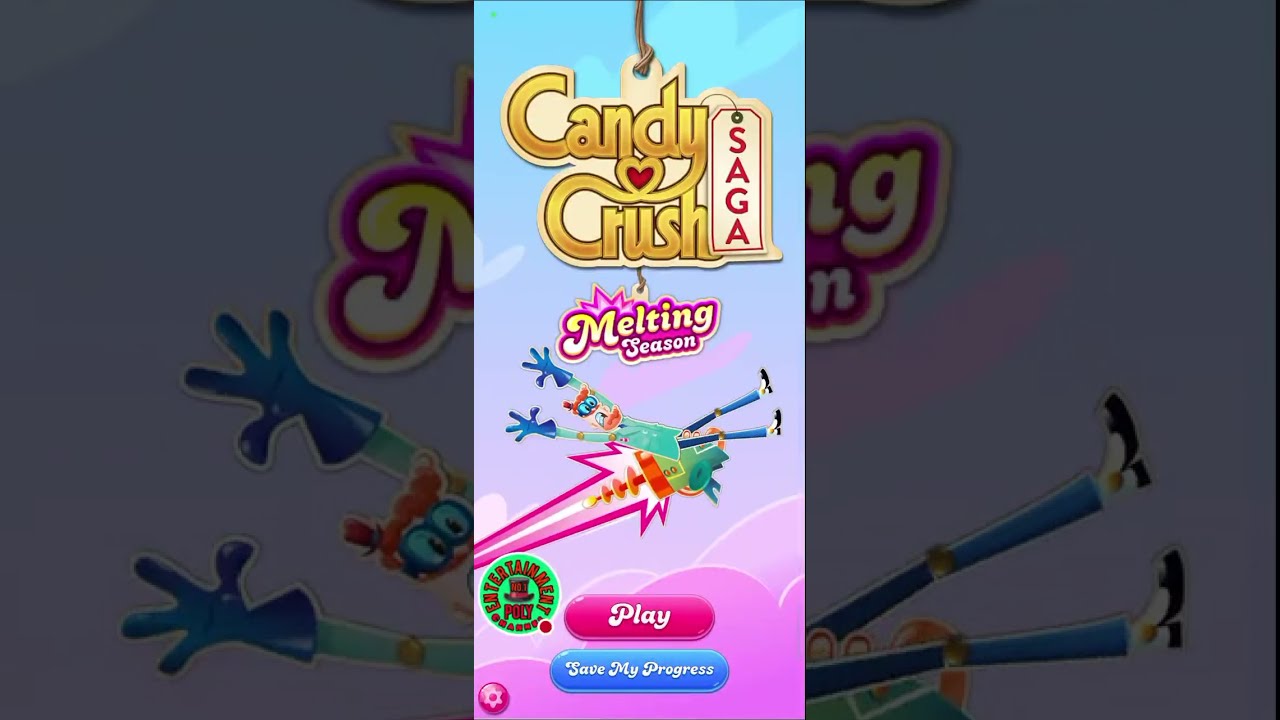candy crush saga game play video in Poly entertainment channel  is live