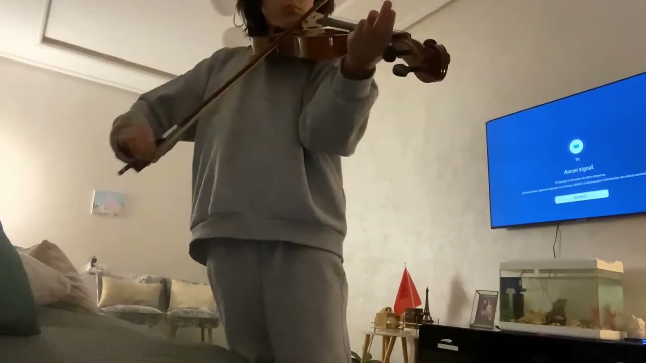 I play violin 