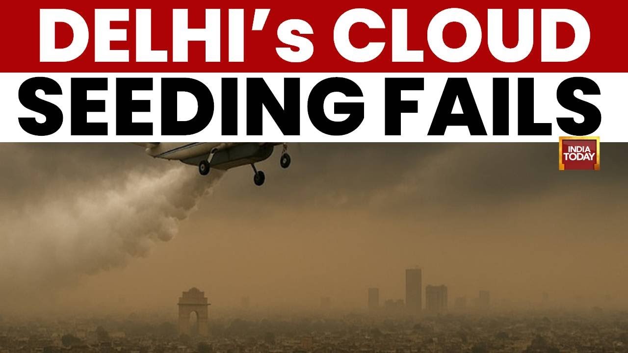 Delhi Smog Crisis: IIT Cloud Seeding Flop Sparks AAP Fury | India Today
