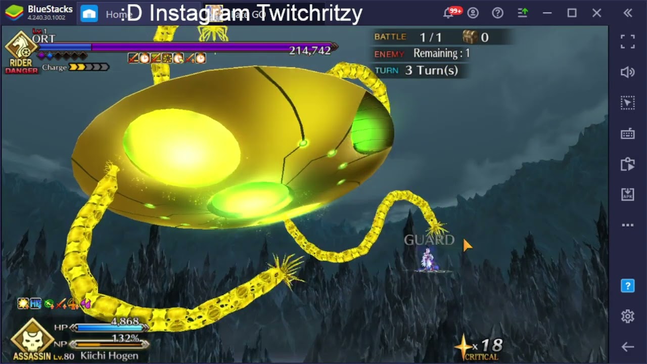 Highlight: DATA LOST on 1-2 star servants and a lot of 3 stars ORT