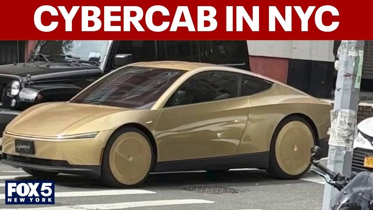 Tesla Cybercab заметили в Нью-Йорке