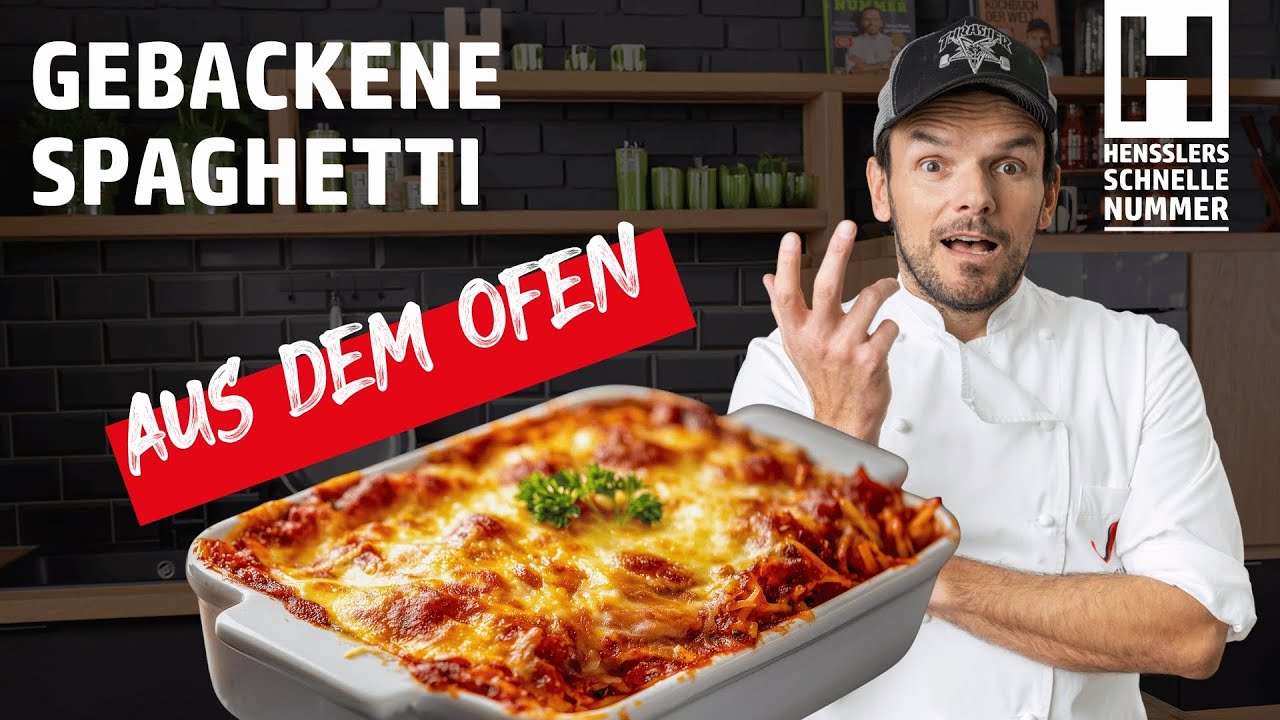 Schnelles Gebackene Spaghetti aus dem Ofen Rezept von Steffen Henssler | Günstige Rezepte