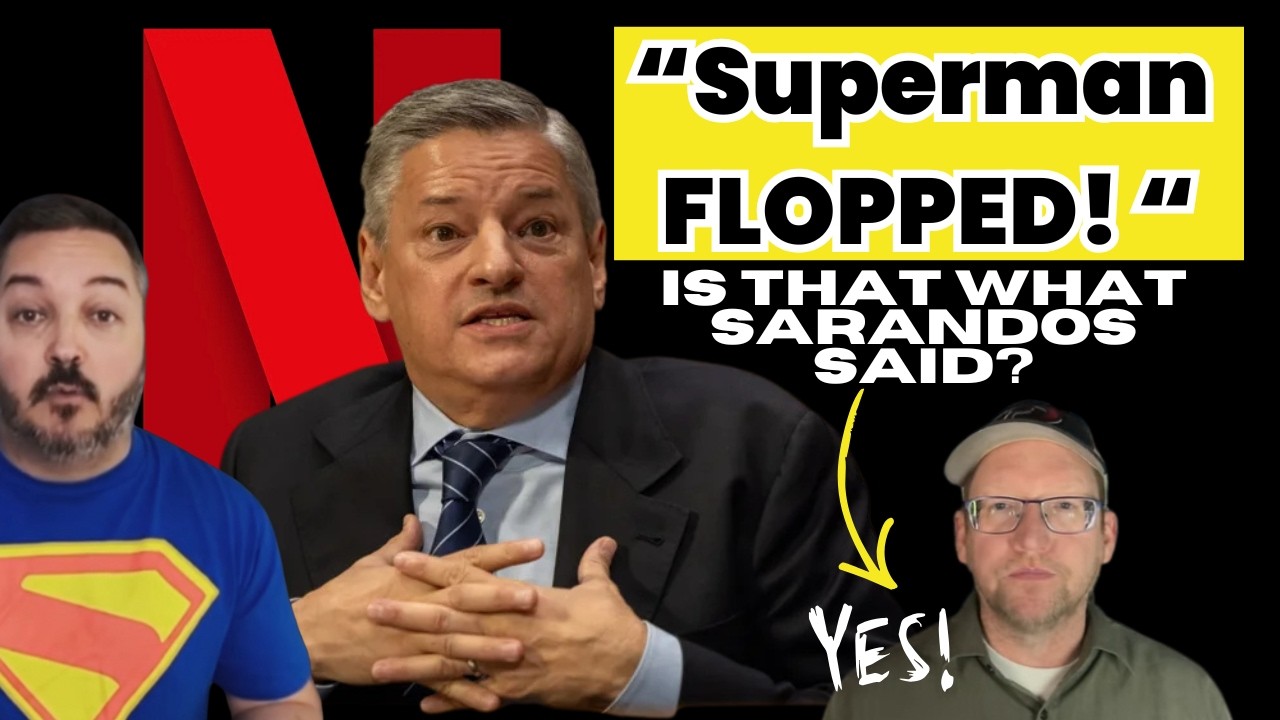 Ted Sarandos of NETFLIX BREAKS SILENCE on Gunn’s Superman! FLOP or HIT? Update! Cosmic Book EXPOSED!