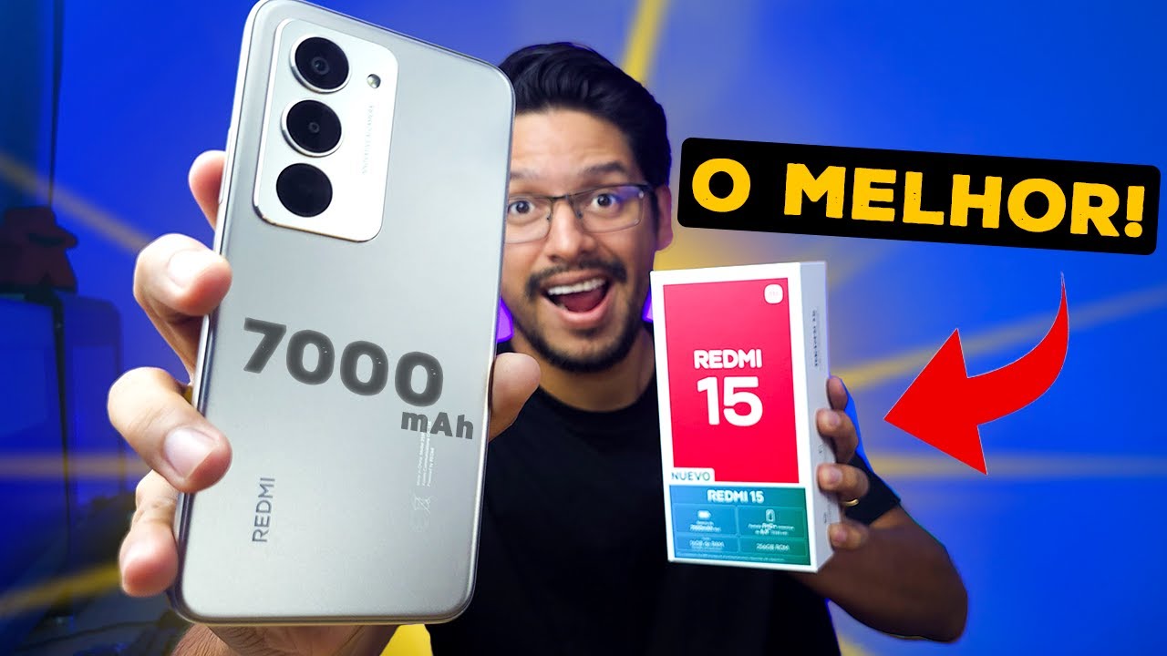 Xiaomi Redmi 15 é bom? Testei TUDO, mas Vale a pena?