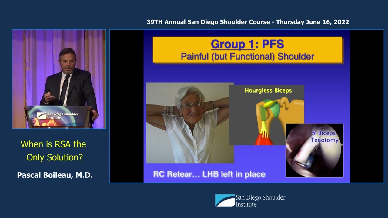 When RSA is the Only Solution | Pascal Boileau, MD | SDSI Shoulder Course CME