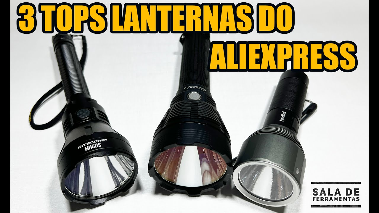 LANTERNAS PREMIUM, VENDIDAS NO ALIEXPRESS #ferramentas #nitecore  #convoy #nextool #xiaomi