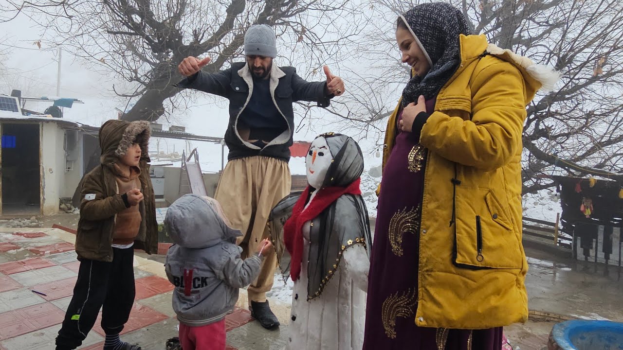 Nomadic Life: Nomadic Winter Days⛄️ | Nomadic Family Joy and delicious soup 🍜