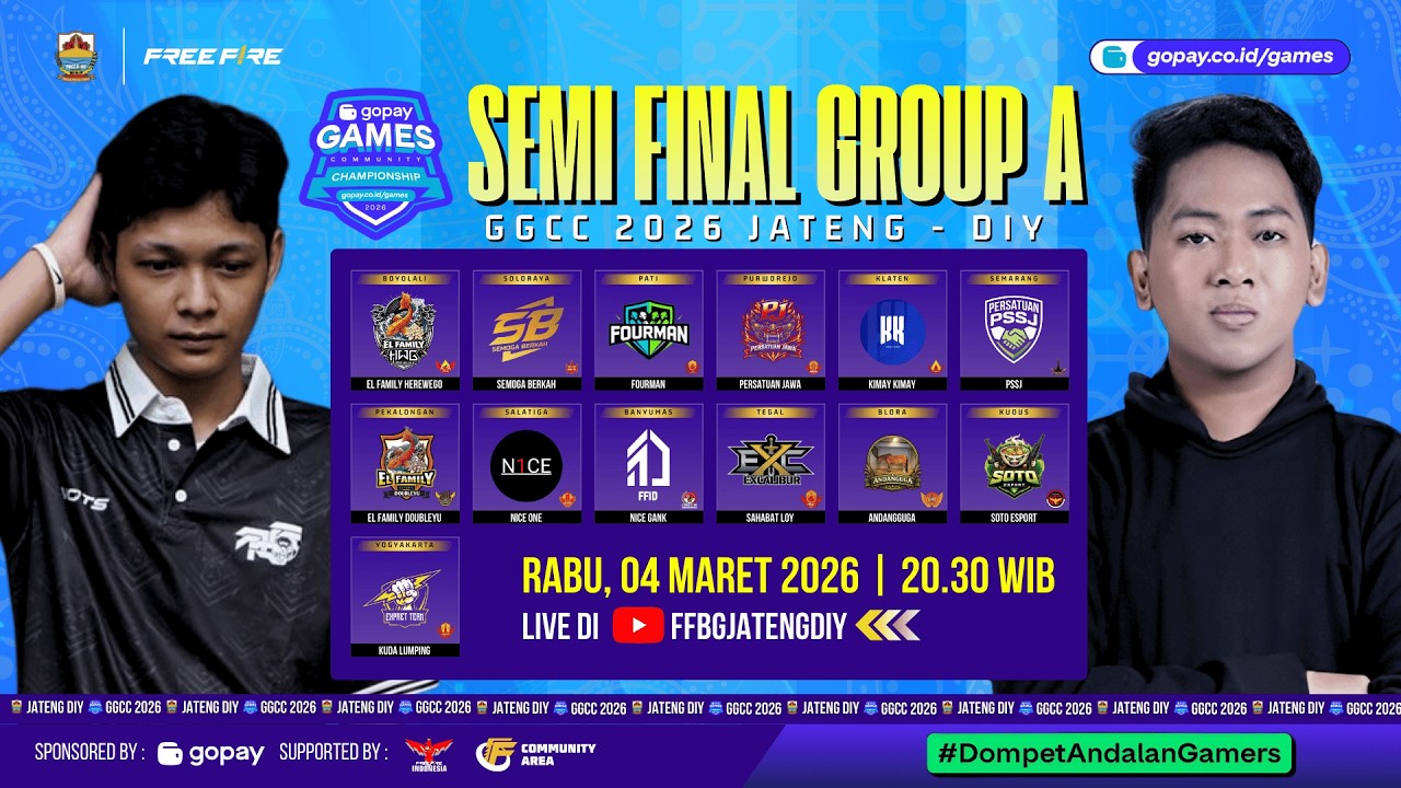[LIVE] GROUP A - SEMIFINAL GOPAY GAMES COMMUNITY CHAMPIONSHIP  2026