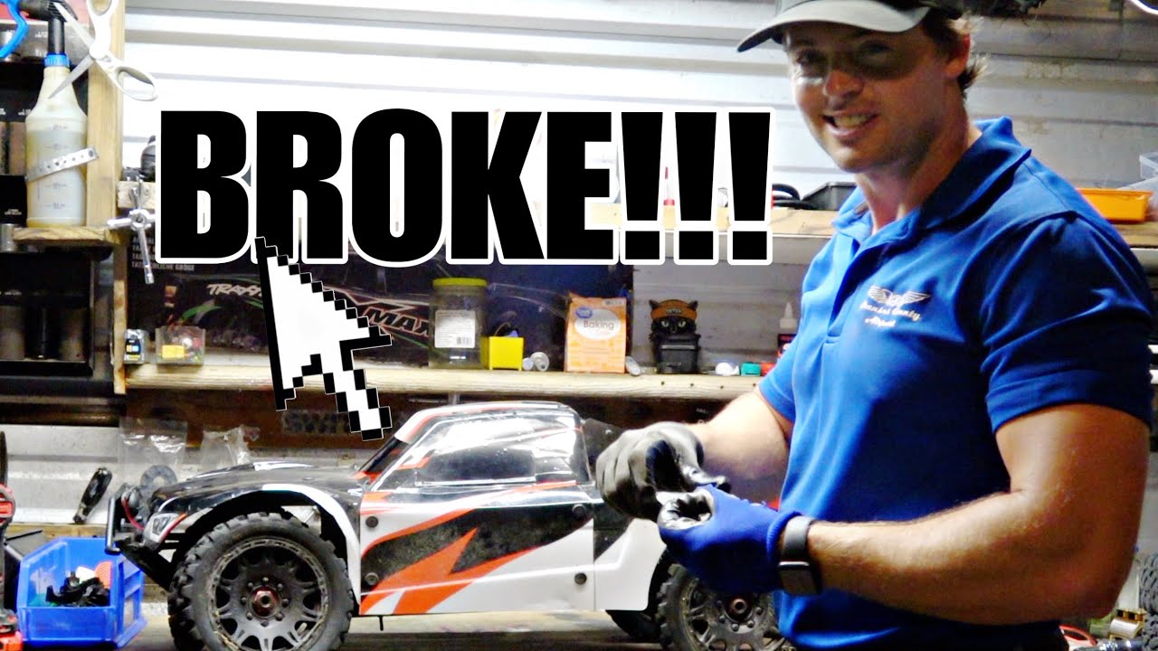 I Broke My Rovan E LT!!! Bad Crash!!!