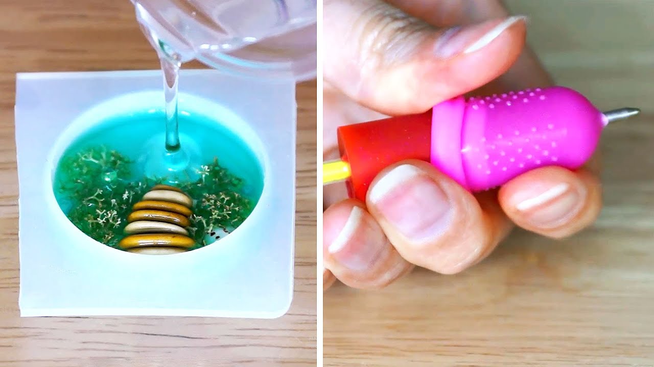 8 MOST Amazing DIY Ideas from Epoxy resin / Fancy resin ideas