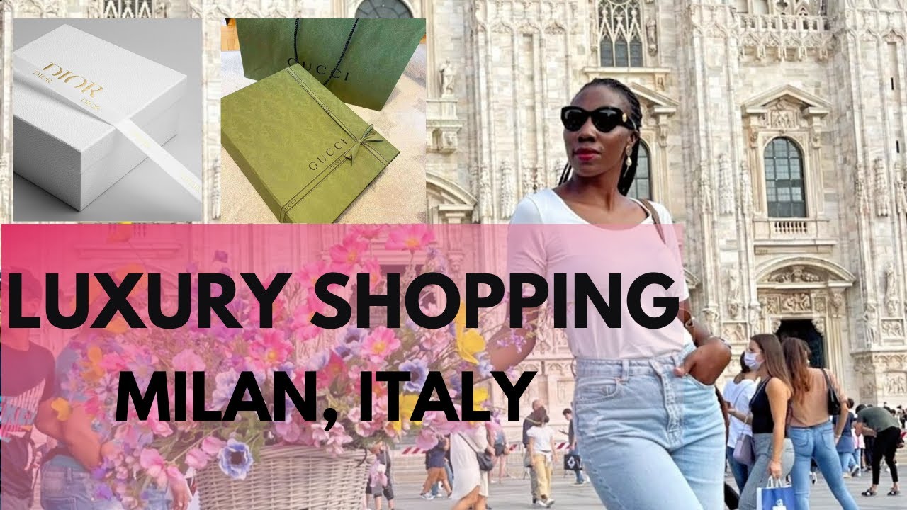 VLOG: LUXURY SHOPPING & UNBOXING IN MILAN, ITALY | GUCCI, CHRISTIAN DIOR | CALL ME HILDAGLOSH