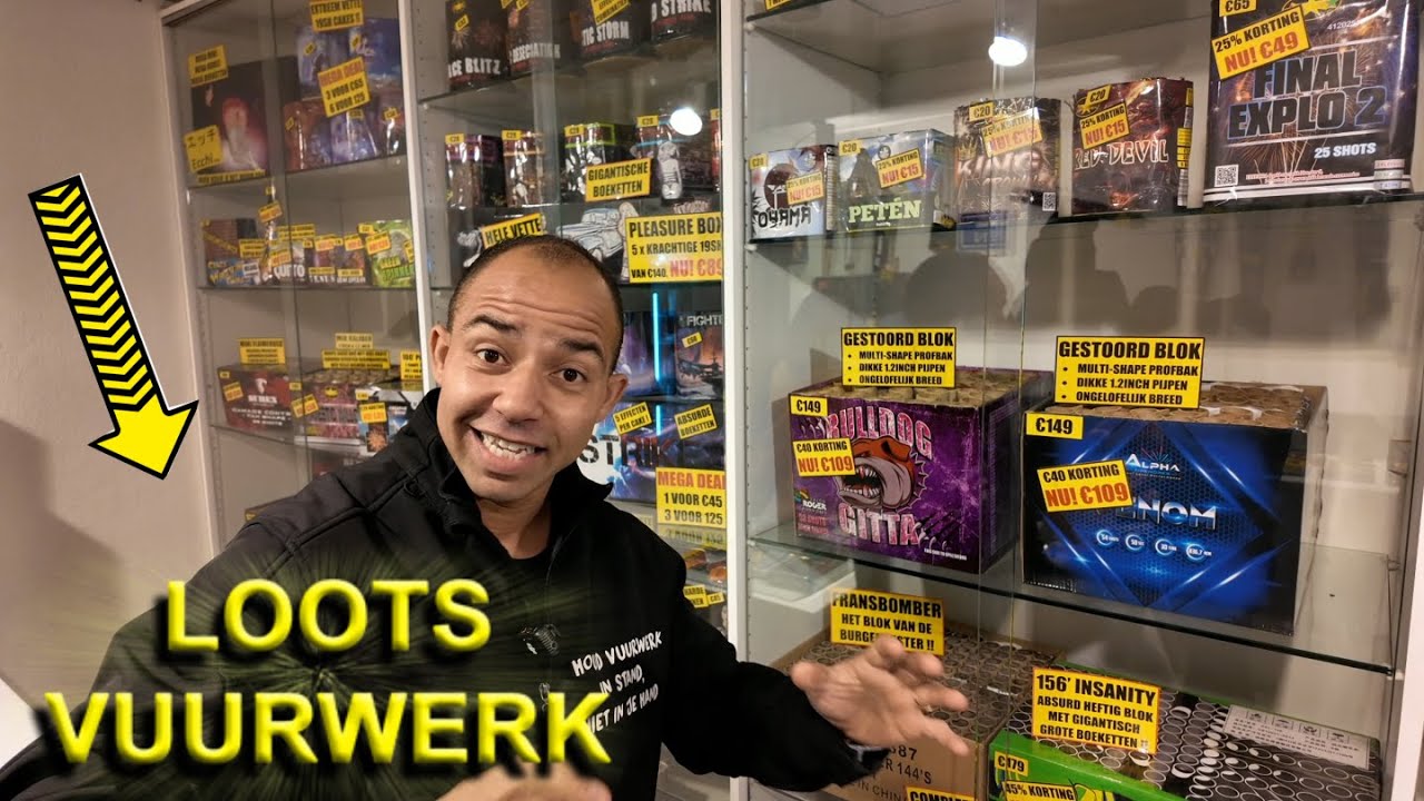 VUURWERK SHOPPEN IN BELGIË! LOOTS 2024-2025 BAARLE-HERTOG