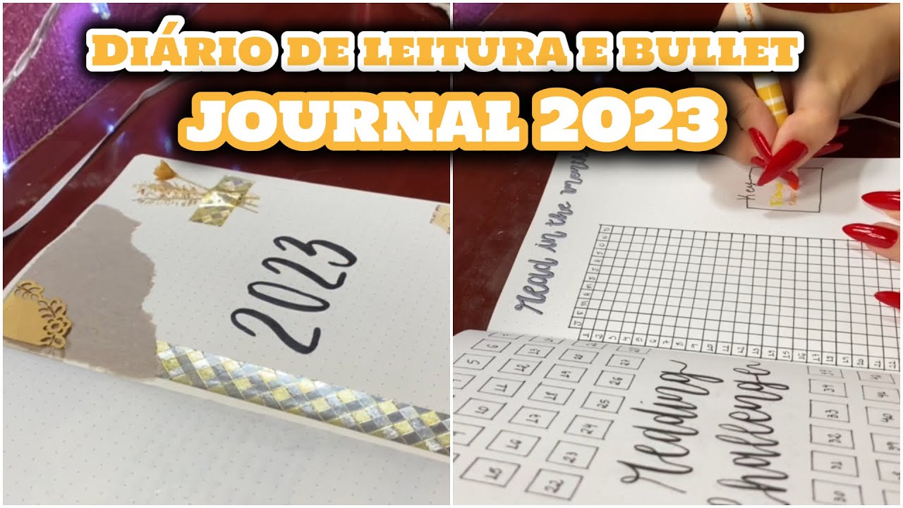 fazendo meu BULLET JOURNAL e DIÁRIO DE LEITURA (reading journal) 2023