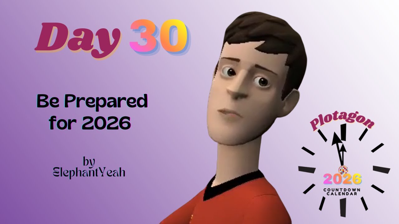День 30: Подготовка к 2026 году от ElephantYeah | Календарь обратного отсчета | Plotagon