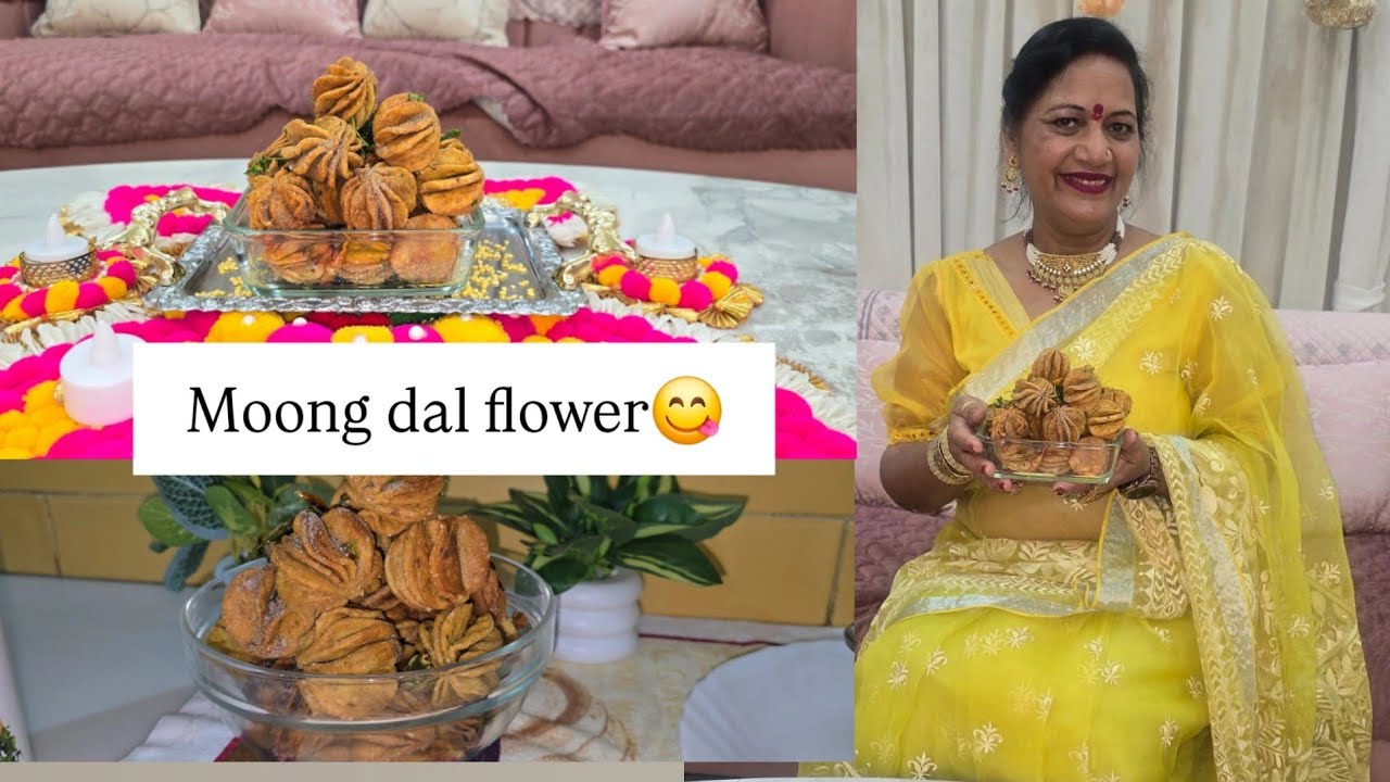 Moong dal flowers😋