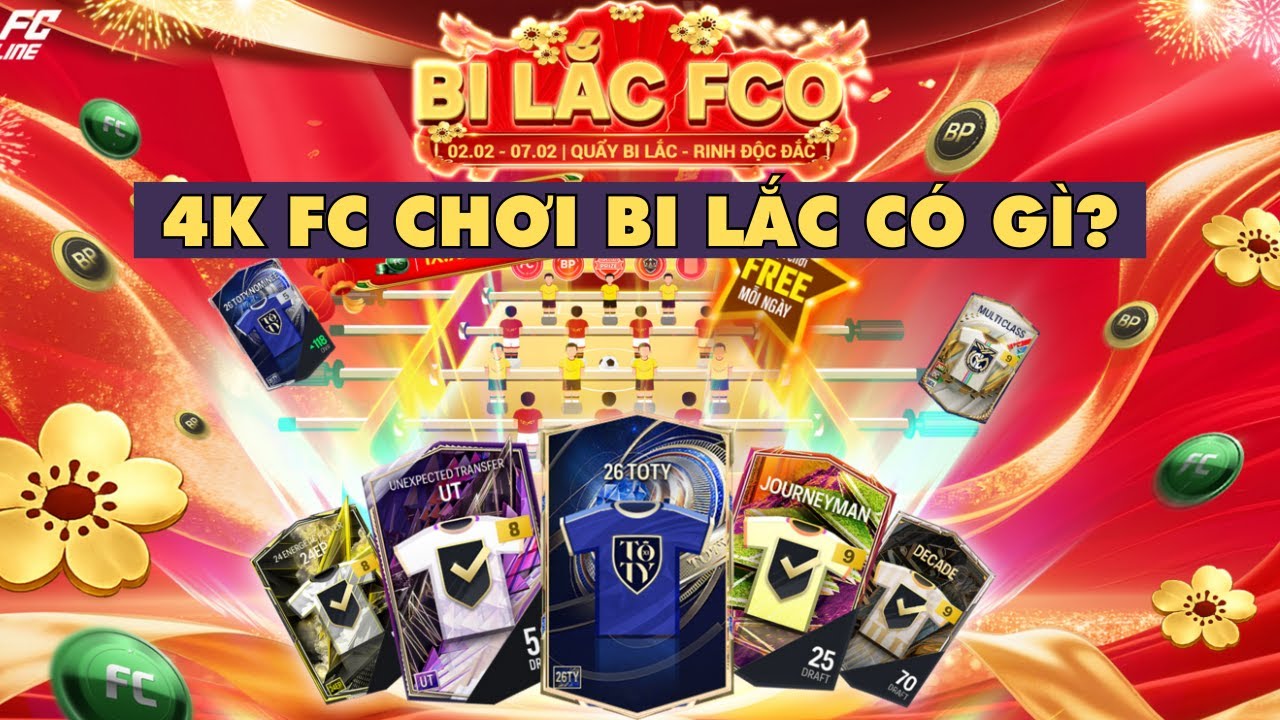 FC ONLINE - DÙNG 4000 FC CHƠI SỰ KIỆN MỚI BI LẮC THÁNG 2 CÓ GÌ? - SỰ KIỆN TẾT 2026!