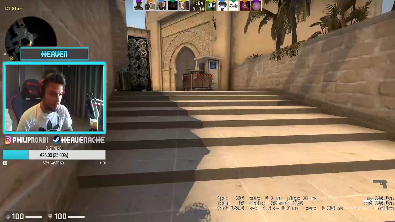 LIVE HEAVEN: CS:GO FACEIT 3500+ ELO W/ ROMANU,EMRE,REUS,DANY