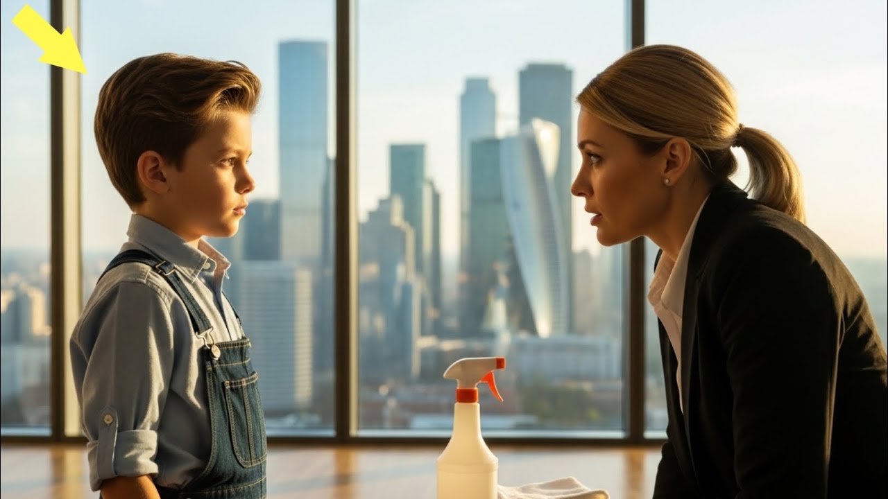 “My Dad’s Sick—So I Came Instead.” What the Little Janitor Boy Did Next Left the CEO Speechless