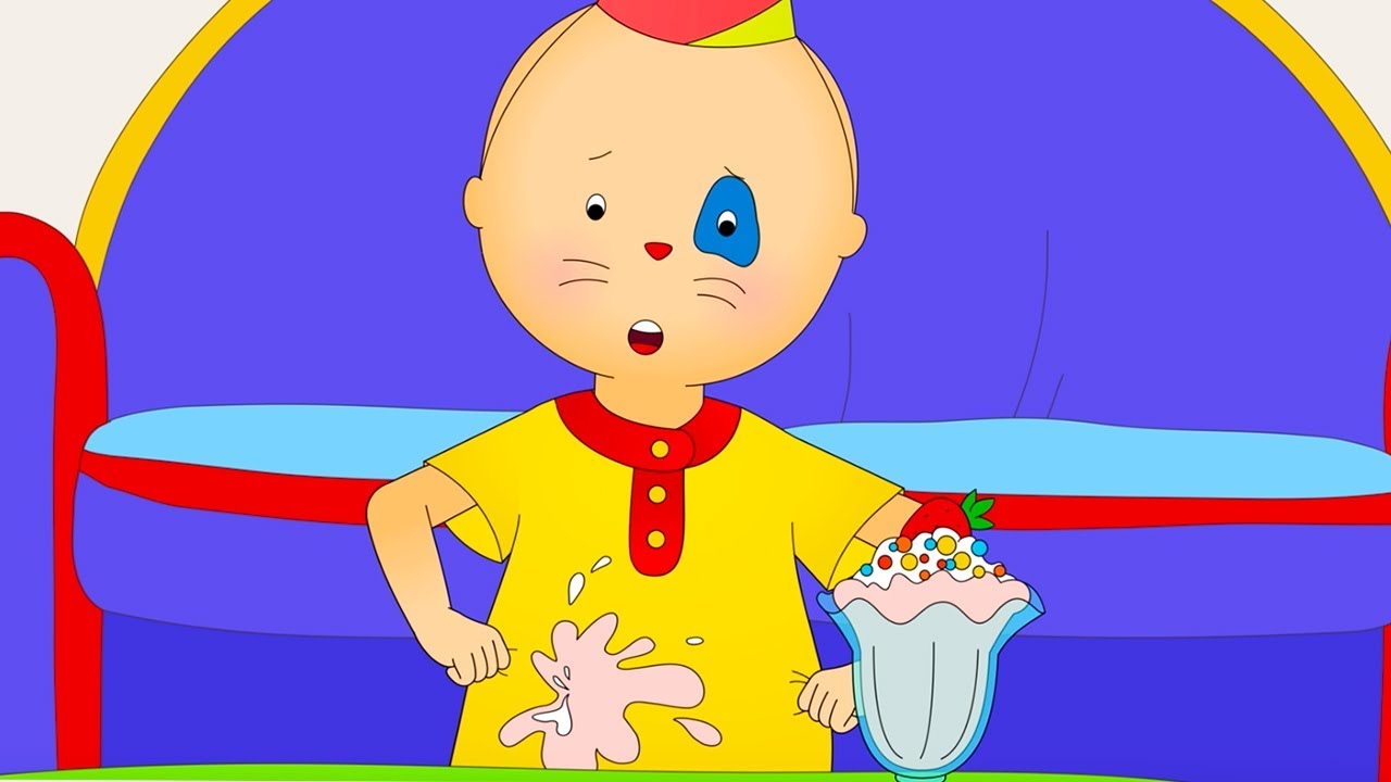 Caillou Türkçe HD - Caillou'nun Kirli Tişörtü | kayu cizgi filmi | YENİ CAILLOU