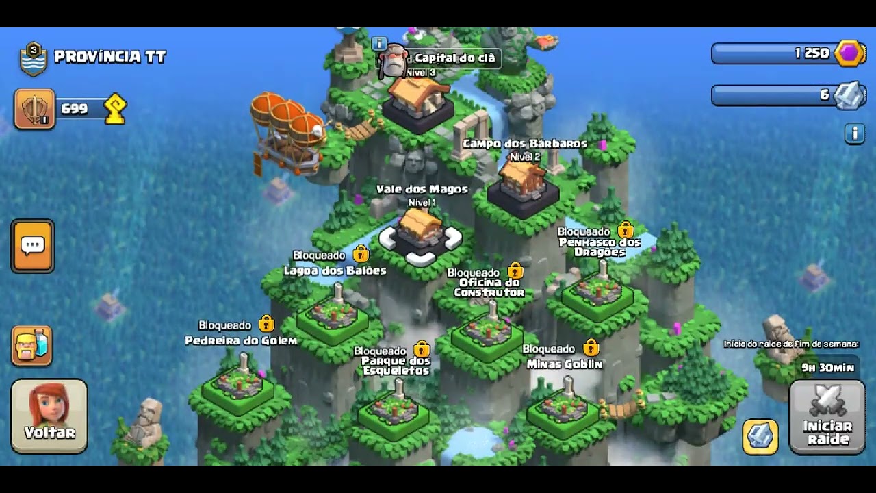 O dia quê mostrei o nosso capital de clã nível 3.