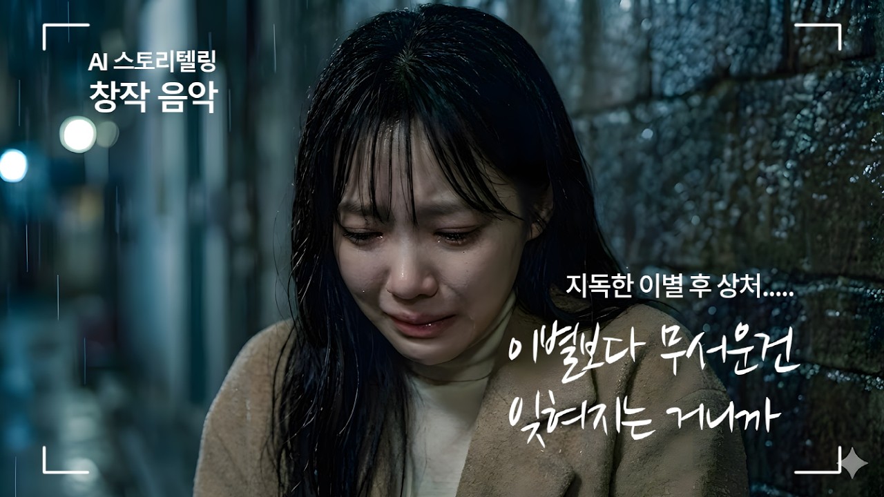 [AI 창작 뮤직 비디오] ♬ '이별보다 무서운 건 잊혀지는 거니까'