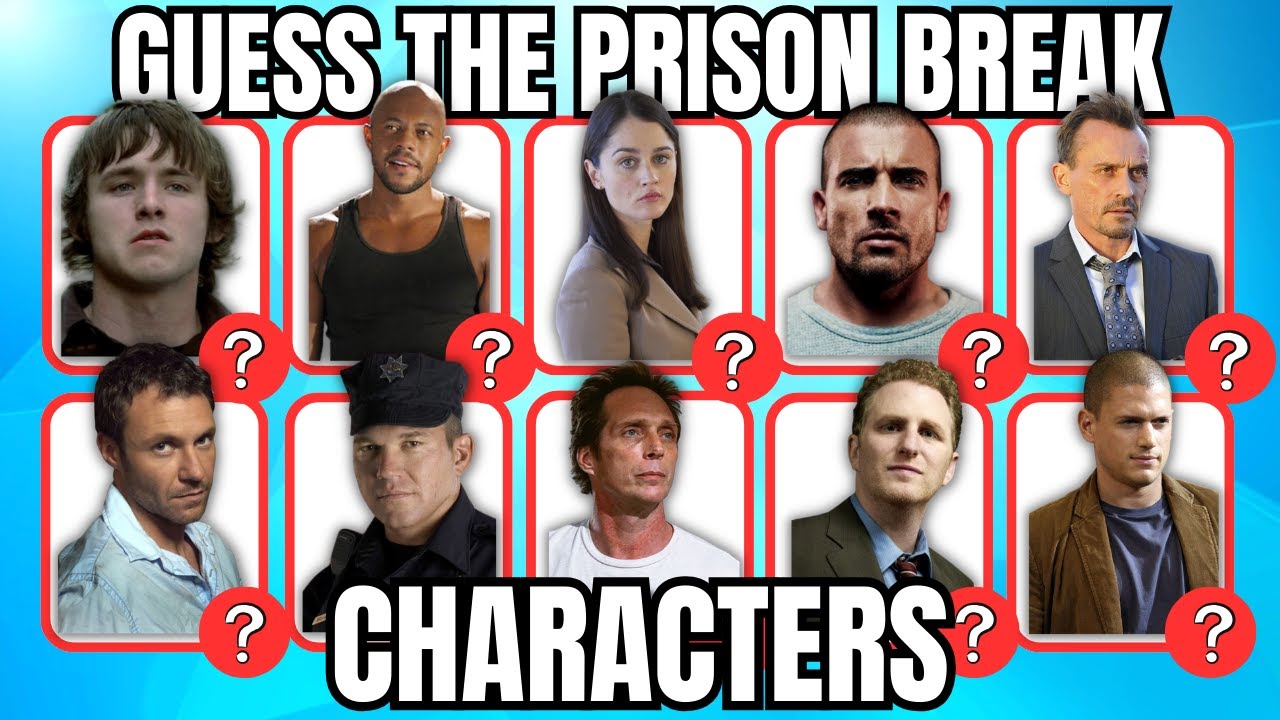 Can You Guess The Prison Break Characters? | QuizGenius