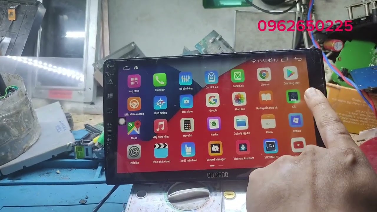 Cài đặt, sử dụng cơ bản màn hình Android ô tô 